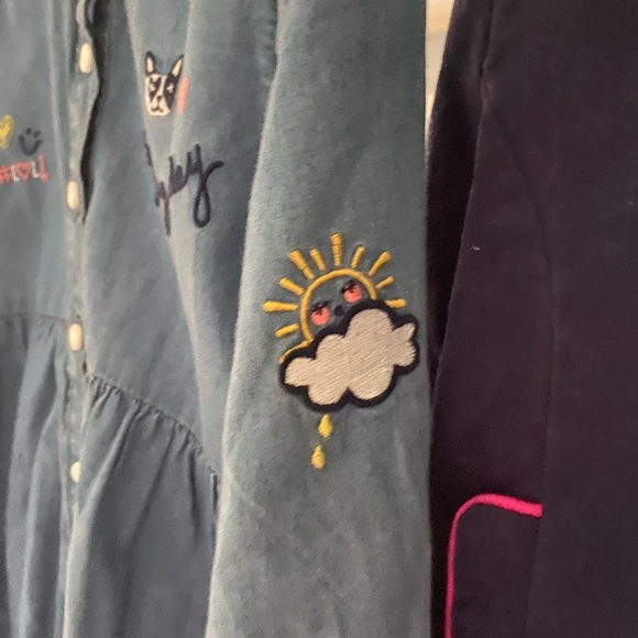 3 PC GIRLS GYMBOREE LOT. 2 DRESSES & 1 MILITARY STYLE COAT W/TAGS, DRESSES LN! - Picture 10 of 11